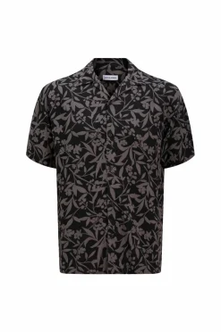 Jack & Jones Junior Skjorte jjJeff Monochrome Resort Shirt SS J^Børn Skjorter