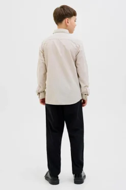 Sale Junior Skjorte jjeBreeze Linen Blend Shirt LS SN J Børn Skjorter