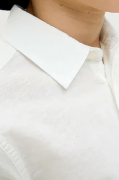 Junior Skjorte jjBreeze Linen Blend Shirt SS SN Jnr Børn Skjorter