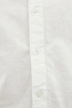 Discount Junior Skjorte jjeBreeze Linen Blend Shirt LS SN J Børn Skjorter