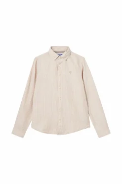 Jack & Jones Junior Skjorte jprcCmaze Linen Shirt L/S Jnr^Børn Skjorter