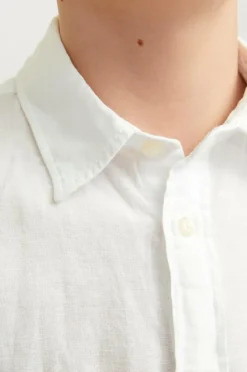 Jack & Jones Junior Skjorte jjeLinen Blend Shirt SS SN Jnr^Børn Skjorter