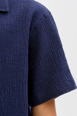 Jack & Jones Junior Skjorte jorLuke Crinkle Shirt SS Jnr^Børn Skjorter