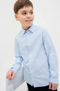 Jack & Jones Junior Skjorte jjeBreeze Linen Blend Shirt LS SN J^Børn Skjorter