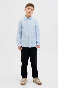 Jack & Jones Junior Skjorte jjeBreeze Linen Blend Shirt LS SN J^Børn Skjorter