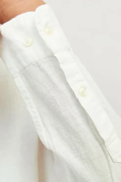 Jack & Jones Junior Skjorte jjeLinen Blend Shirt LS SN Jnr^Børn Skjorter
