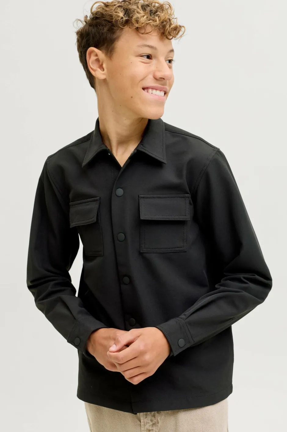 Junior Skjorte jcoPoint Commute Travel Shirt BF JN Børn Skjorter