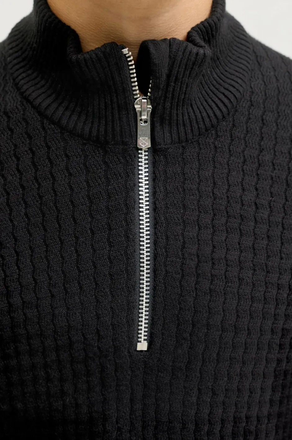 Jack & Jones Junior Turtleneck trøje jprBlubarkley Knit Half Zip Jnr^Børn Trøjer & Cardigans