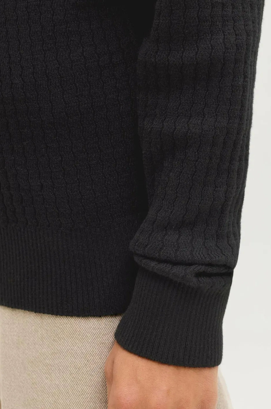 Jack & Jones Junior Turtleneck trøje jprBlubarkley Knit Half Zip Jnr^Børn Trøjer & Cardigans