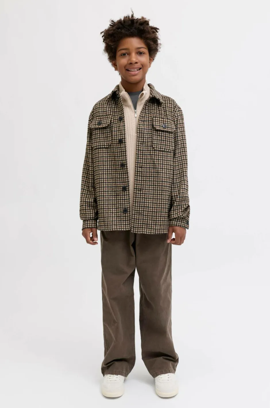 Jack & Jones Junior Turtleneck trøje jprBlubarkley Knit Half Zip Jnr^Børn Trøjer & Cardigans