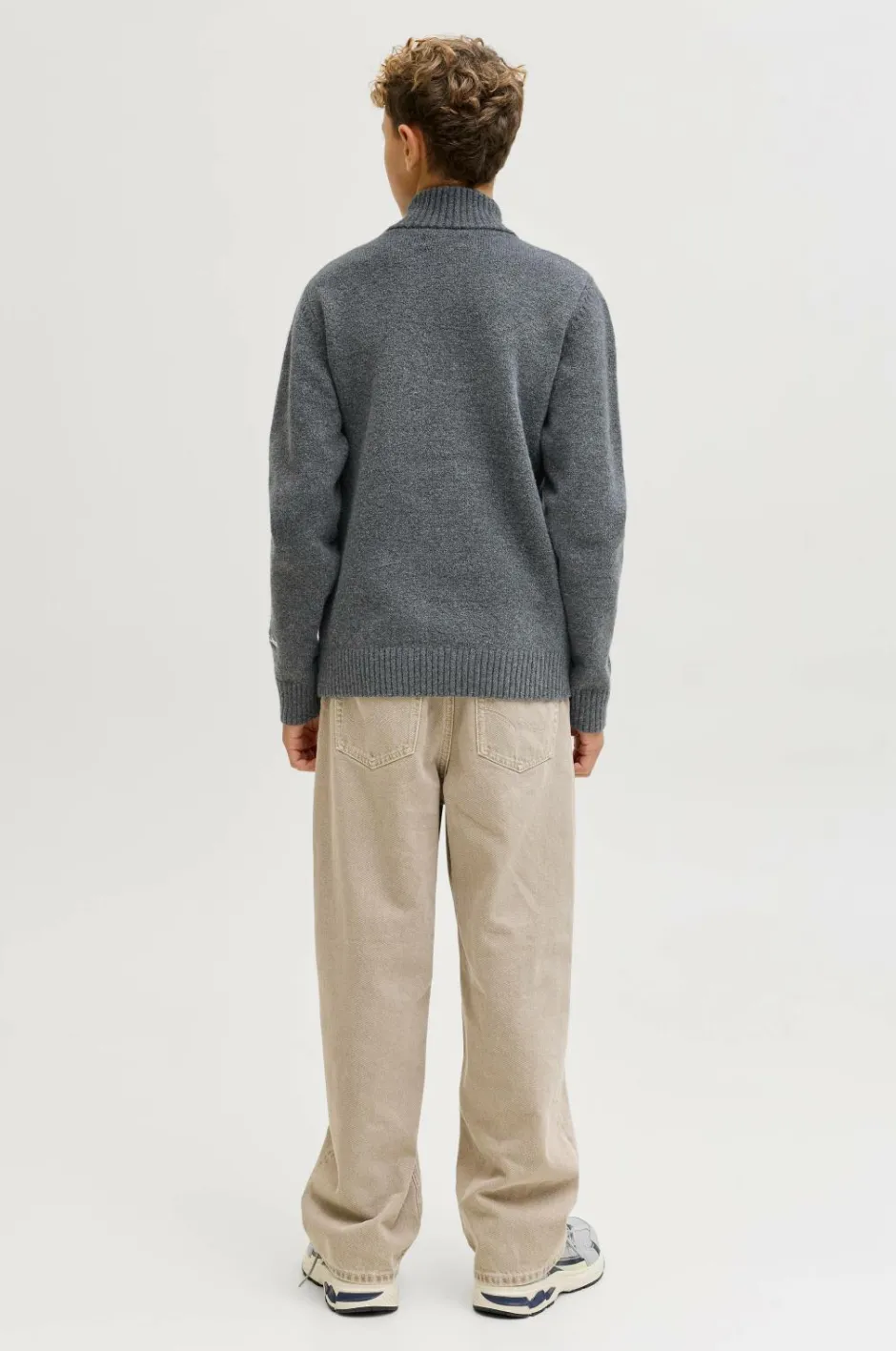 Jack & Jones Junior Trøje jorNorrebro Knit Half Zip Jnr^Børn Trøjer & Cardigans