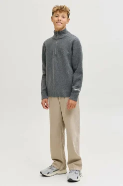 Jack & Jones Junior Trøje jorNorrebro Knit Half Zip Jnr^Børn Trøjer & Cardigans