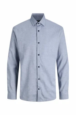 Best Plus Skjorte jprBlaparker Melange L/S Shirt BF P Skjorter