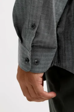 Jack & Jones Plus Skjorte jprBlaparker Melange L/S Shirt BF P^ Skjorter