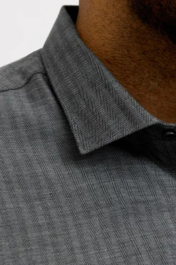 Jack & Jones Plus Skjorte jprBlaparker Melange L/S Shirt BF P^ Skjorter