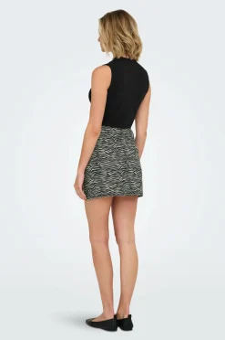 JDY Nederdel Ray MW Mini Skirt Pnt^Dame Nederdele