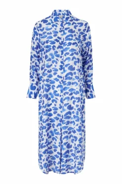 Strandkjole Cheetah Shirt Dress Dame Strandtøj
