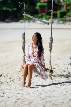 KAANDA Beach life Strandkjole shirt dress resort collection^Dame Strandtøj