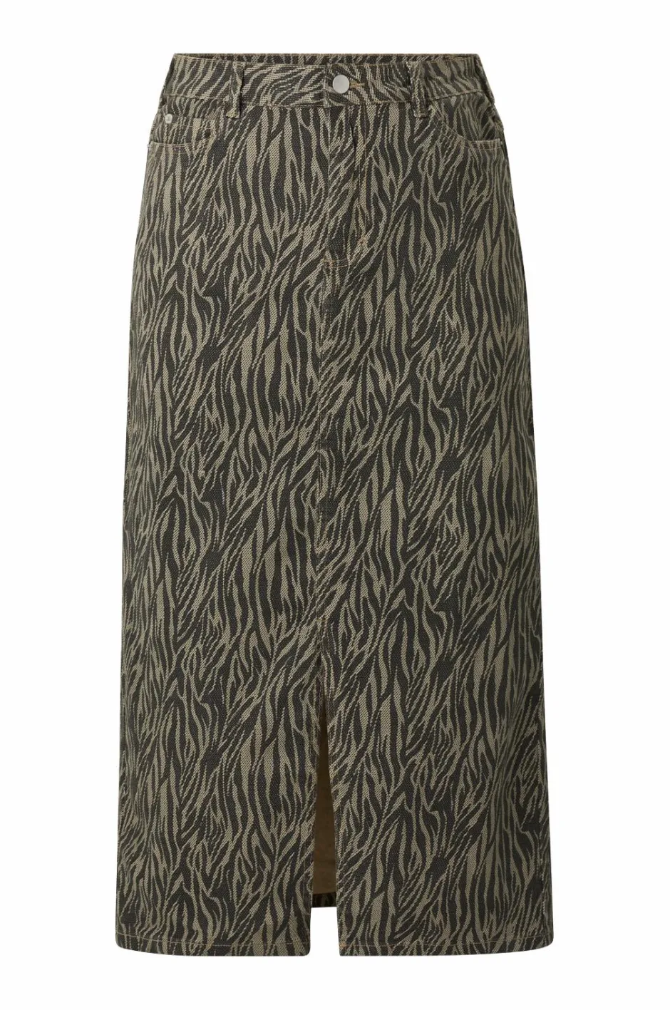 KAFFE Curve Cowboynederdel kaLeonoma Denim Skirt^Dame Nederdele
