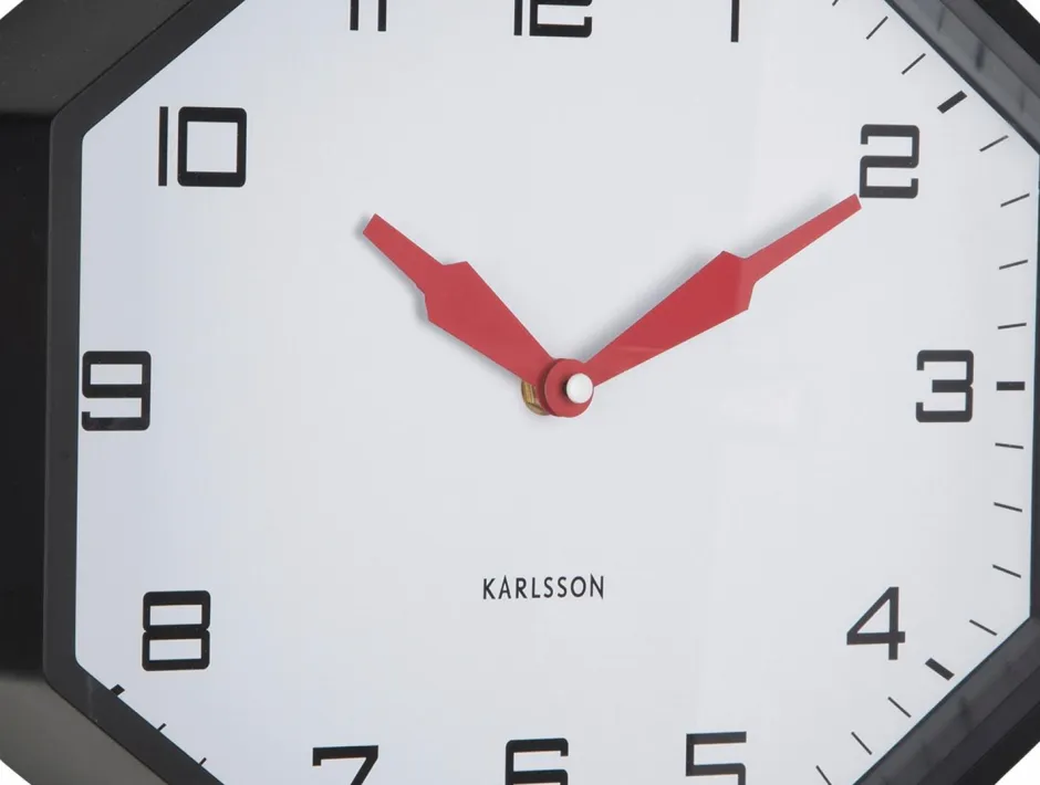 Karlsson Vægur Modern Factory Octagon^ Vægure