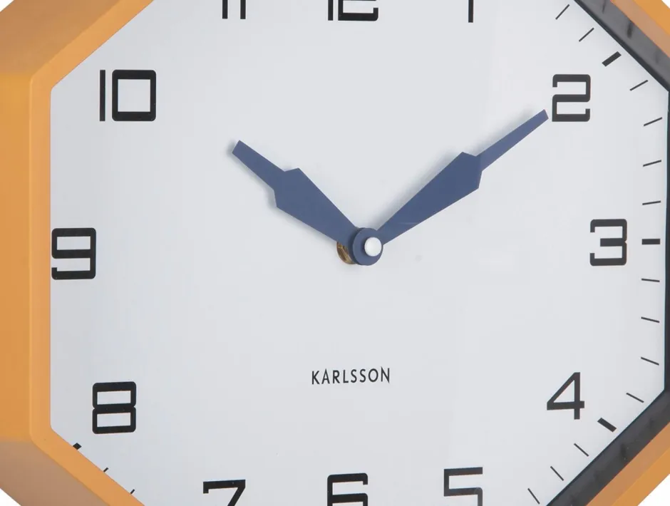 Karlsson Vægur Modern Factory Octagon^ Vægure