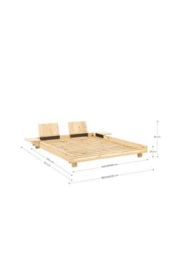 Karup Design Social Bed W. 2 Pcs Back Rests And 2 Pcs Side Tables^ Senge & Madrasser