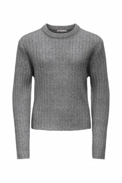 Hot Pullover kogJeanett Life LS Rib O-neck CP KN Børn Trøjer & Cardigans