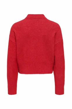 KIDS ONLY Pullover KogRene Life LS Button O-neck CP KN^Børn Trøjer & Cardigans
