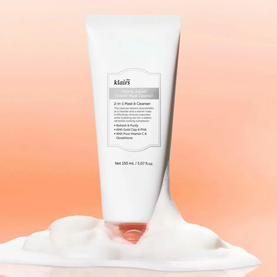 Klairs Freshly Jucied Vitamin Mask Cleanser^ Ansigtspleje|Ansigtspleje