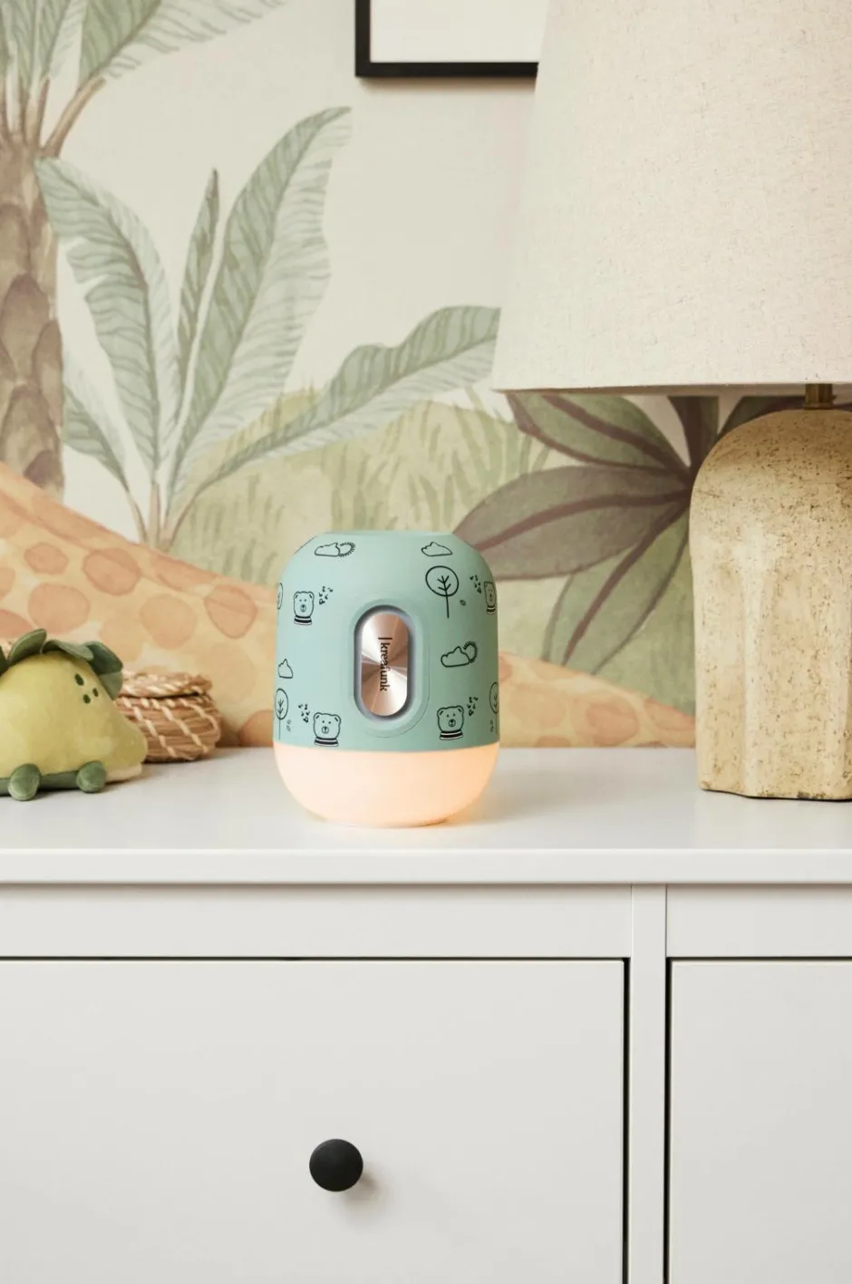 Kreafunk Bluetooth-højttaler/LED-lampe Glowie^Børn Barnevognstilbehør