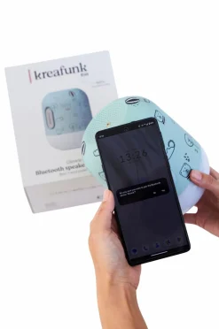 Kreafunk Bluetooth-højttaler/LED-lampe Glowie^Børn Barnevognstilbehør