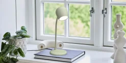 LED-lampe/højttaler/Qi Ellie Bordlamper