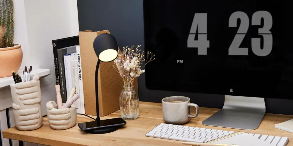 Kreafunk LED-lampe/højttaler/Qi Ellie^ Bordlamper
