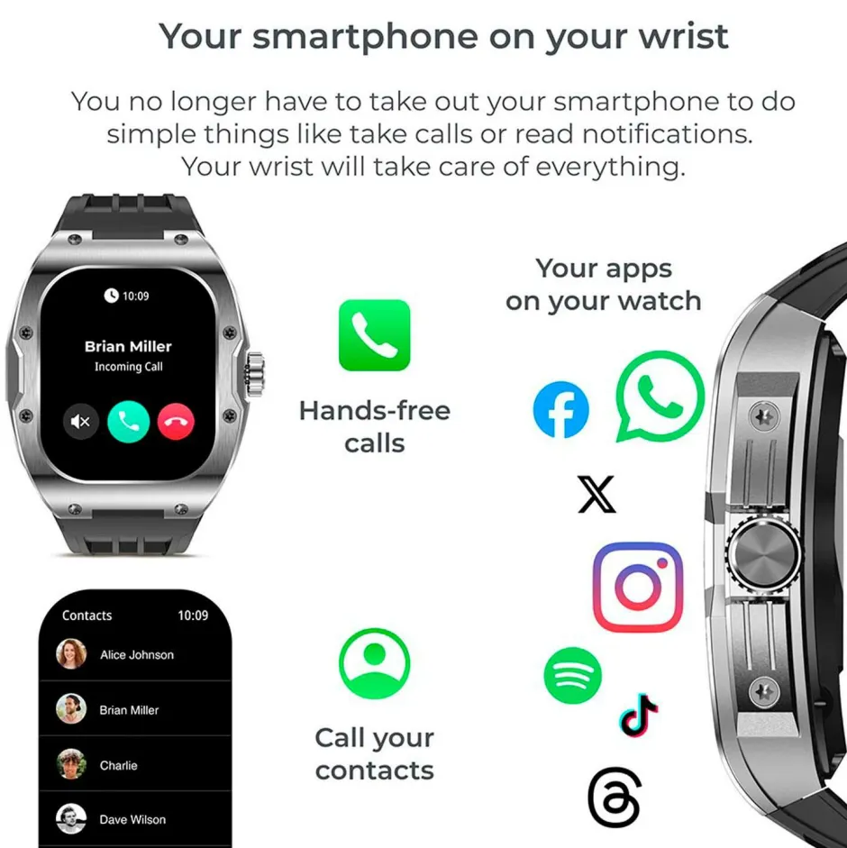KSIX Smartwatch Hero Amoled^Dame Ure|Træningsredskaber & Udstyr