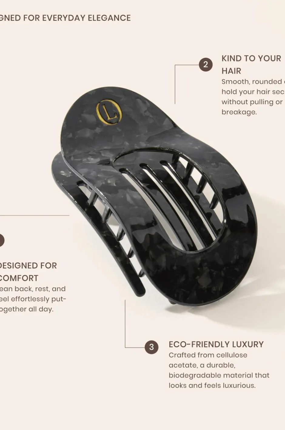 Discount Eco-Friendly Flat Hair Clip Håraccessories