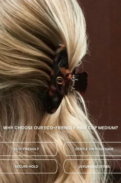 Lenoites Eco-Friendly Claw Clip Medium^Dame Håraccessories|Håraccessories