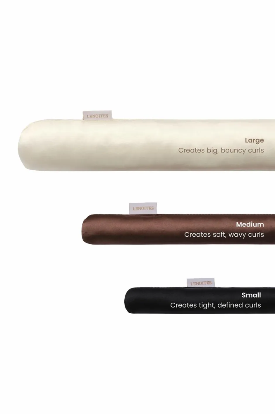 Lenoites Heatless Curls In Mulberry Silk Large^ Styling