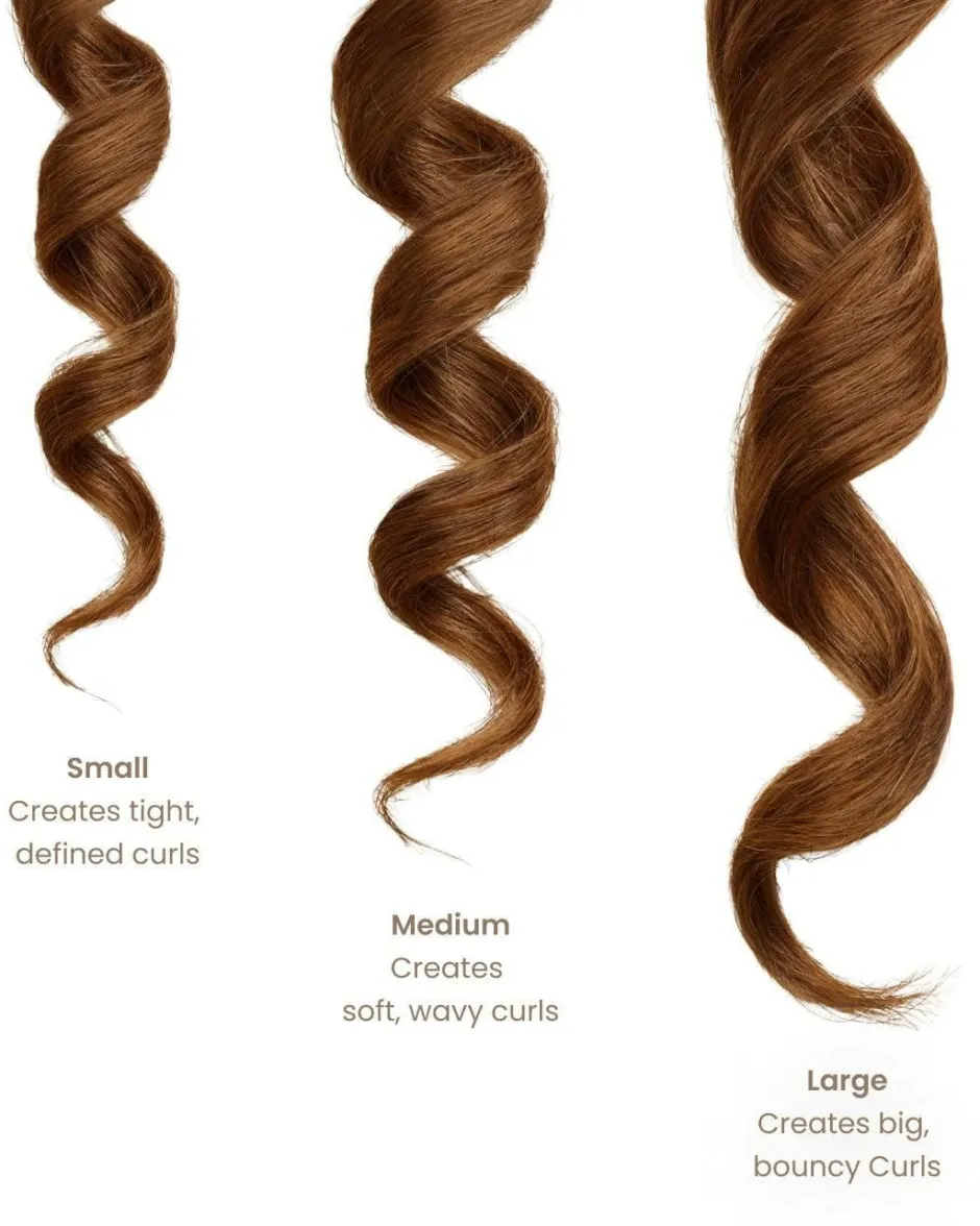Lenoites Heatless Curls In Mulberry Silk Large^ Styling