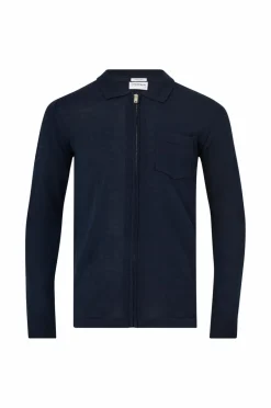 Lindbergh Cardigan Merino Polo Collar Cardigan^ Trøjer