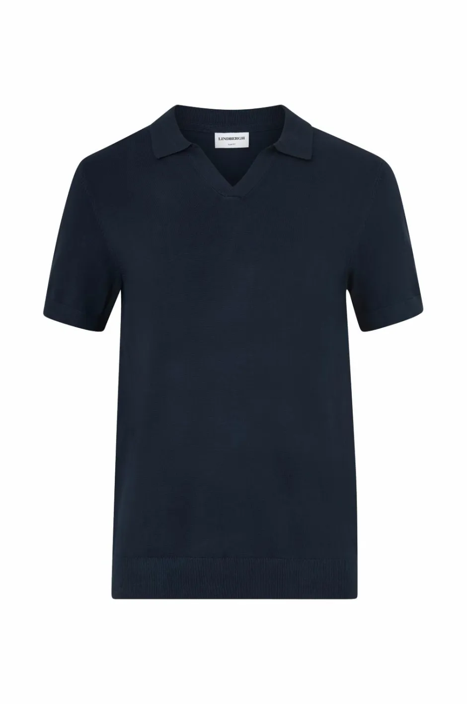 Outlet Poloshirt Ecovero S/s V-neck Polo Poloshirts