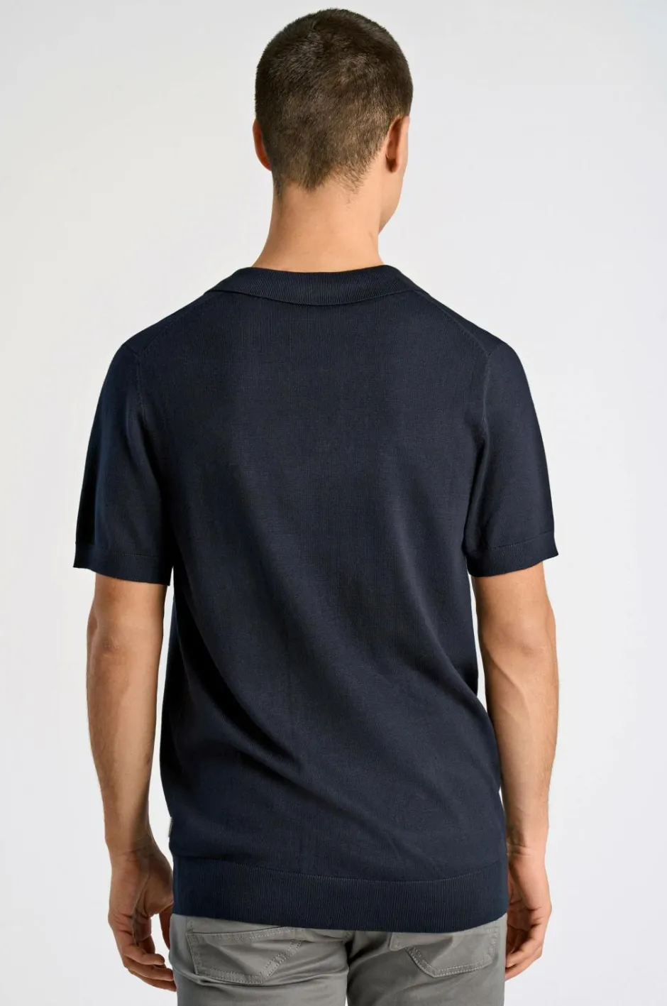 Outlet Poloshirt Ecovero S/s V-neck Polo Poloshirts