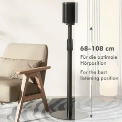 Discount Gulvstativ Sonos Era 100 / Era 300 682-1068 mm Tv, Lyd & Det Smarte Hjem