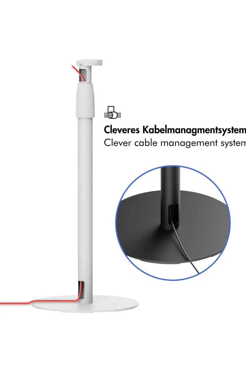 LogiLink Gulvstativ Sonos Era 100 / Era 300 682-1068 mm^ Tv, Lyd & Det Smarte Hjem