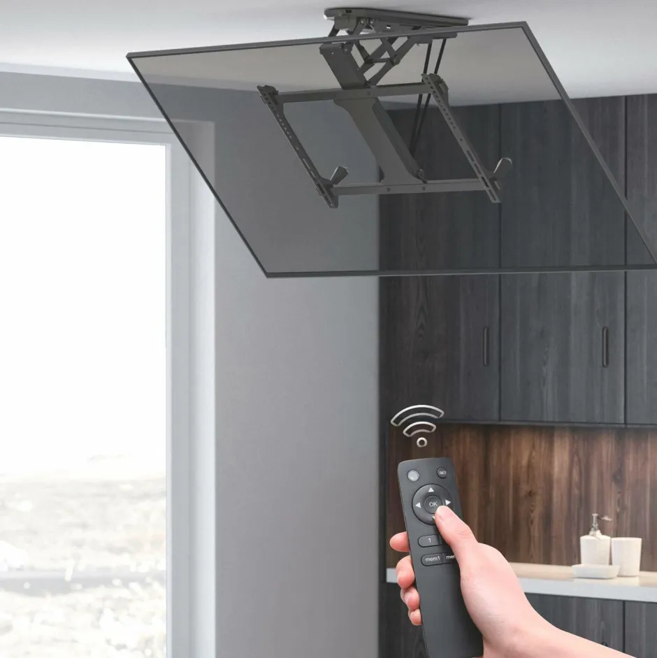 LogiLink Motoriseret flipdown-loftbeslag til TV 32-70"^ Tv, Lyd & Det Smarte Hjem