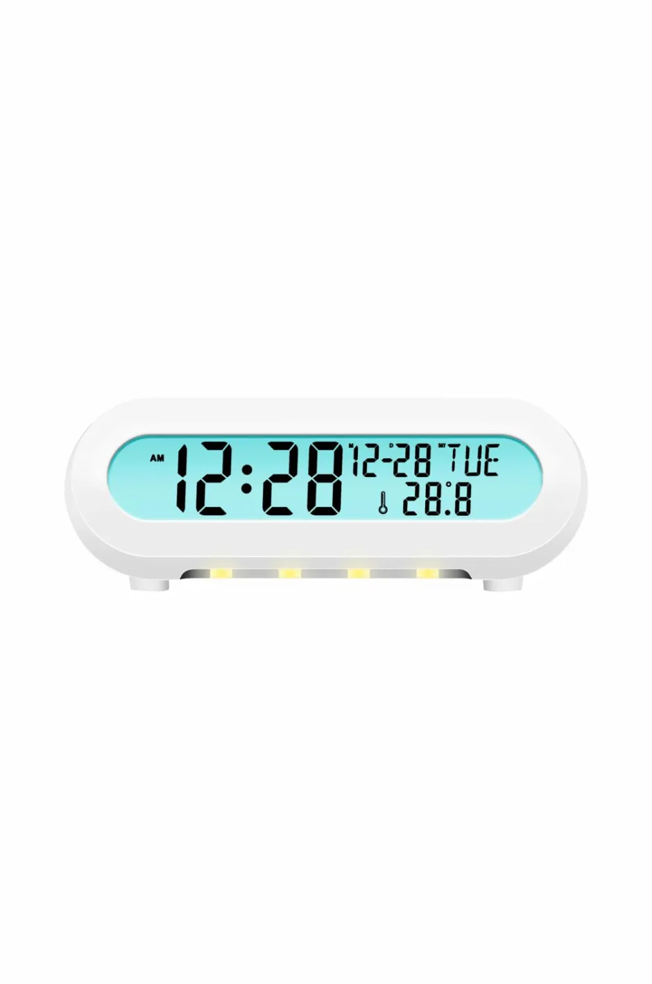 LogiLink Urradio med temperatur/luftfugtighed - USB-C/batteristrøm^ Tv, Lyd & Det Smarte Hjem