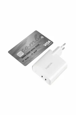 LogiLink USB-oplader 2 x USB-C PD 40W^ Mobiltelefoner, Tablets & Tilbehør