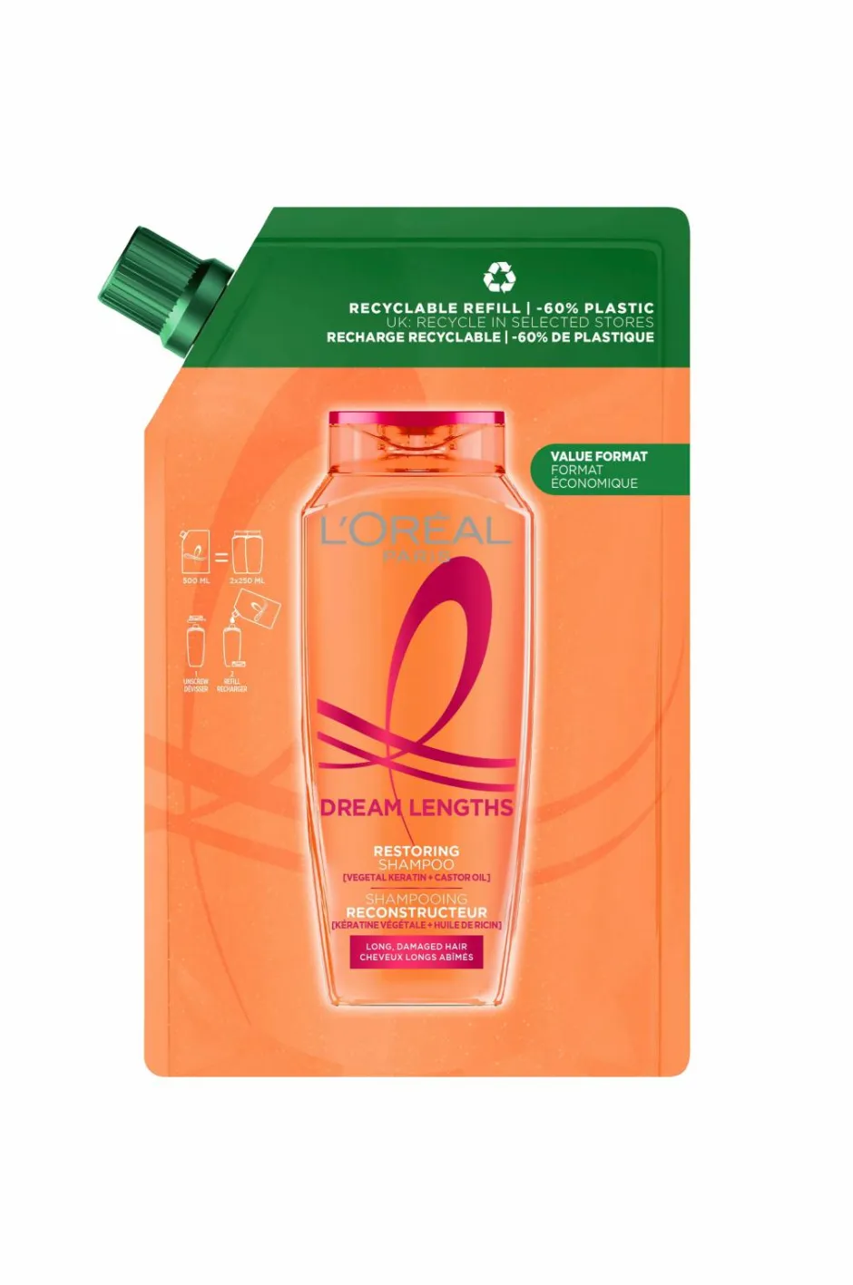 Sale Elvital Dream Length Shampoo For Long Hair Hår|Hår