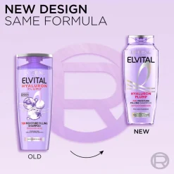 Hot Elvital Hyaluron Plump Shampoo For Dehydrated Hair Hårpleje