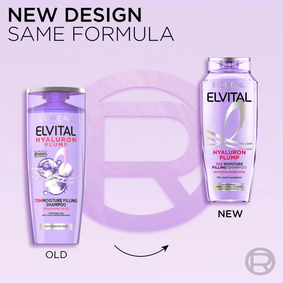 Hot Elvital Hyaluron Plump Shampoo For Dehydrated Hair Hårpleje