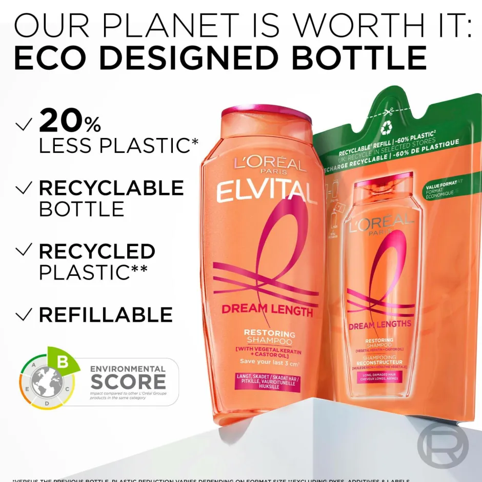 Sale Elvital Dream Length Shampoo For Long Hair Hårpleje
